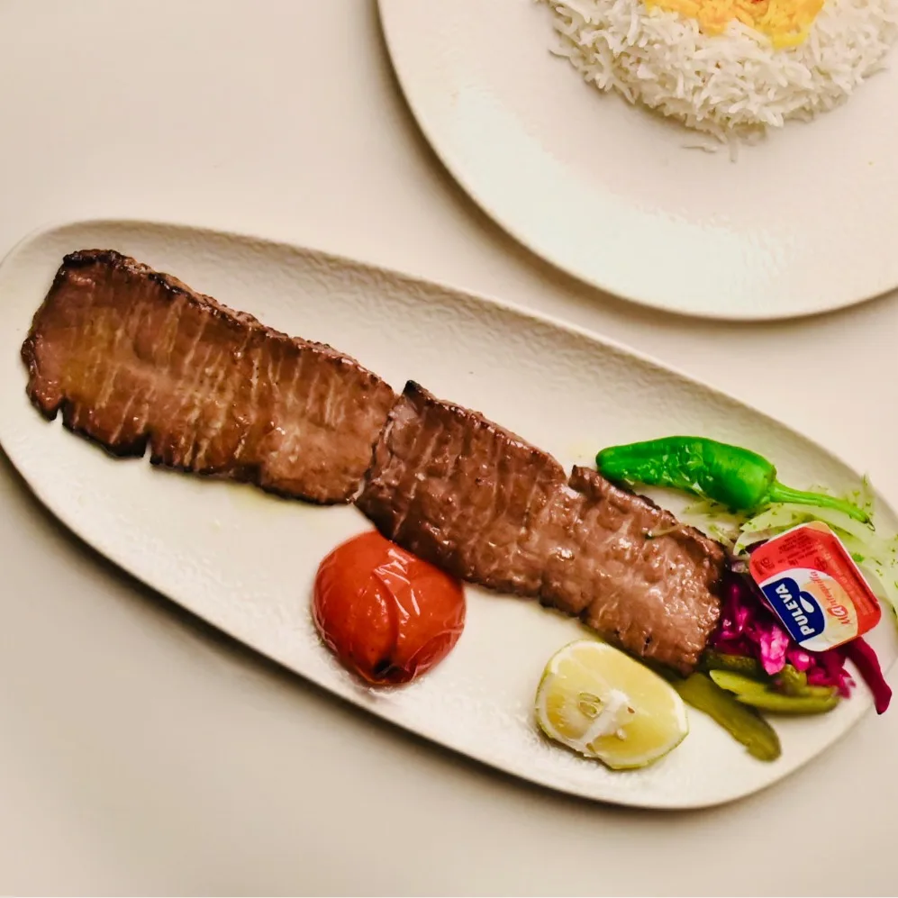 Authentic Barg (No Rice) at Toranj Persian Restaurant Marbella Spain