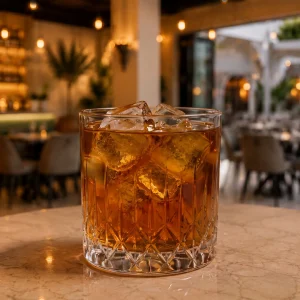 Authentic Black label at Toranj Persian Restaurant Marbella Spain