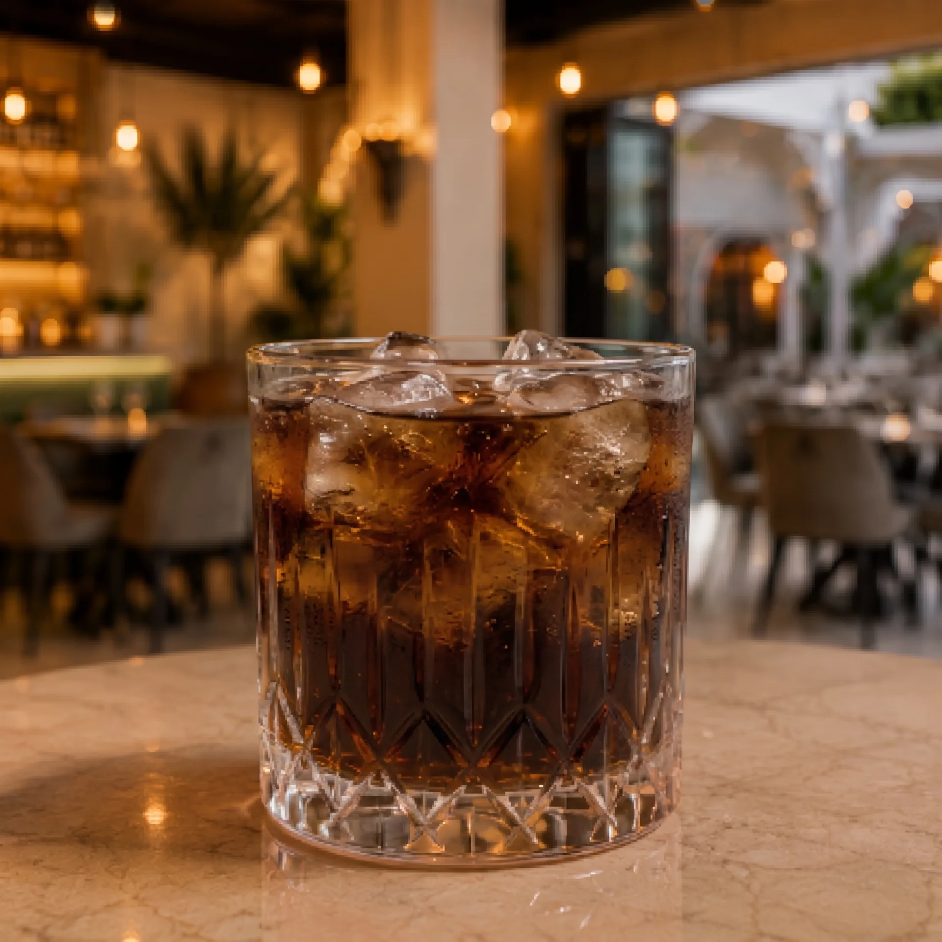 Authentic Coca cola at Toranj Persian Restaurant Marbella Spain