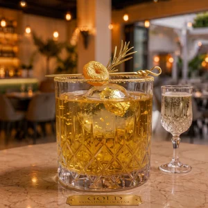 Authentic Gold at Toranj Persian Restaurant Marbella Spain