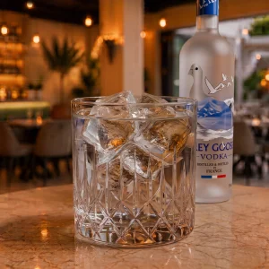 Authentic Grey goose at Toranj Persian Restaurant Marbella Spain
