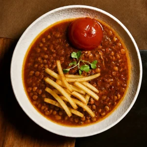 Authentic khorescht Gheimeh (No Rice) at Toranj Persian Restaurant Marbella Spain