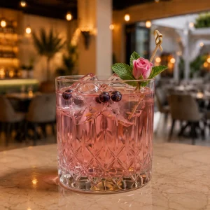 Authentic Lanois rose at Toranj Persian Restaurant Marbella Spain