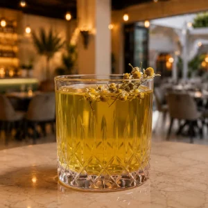 Authentic Manzanilla at Toranj Persian Restaurant Marbella Spain