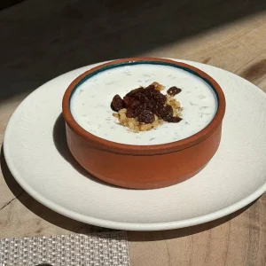 Authentic Mast-o-khiyar at Toranj Persian Restaurant Marbella Spain