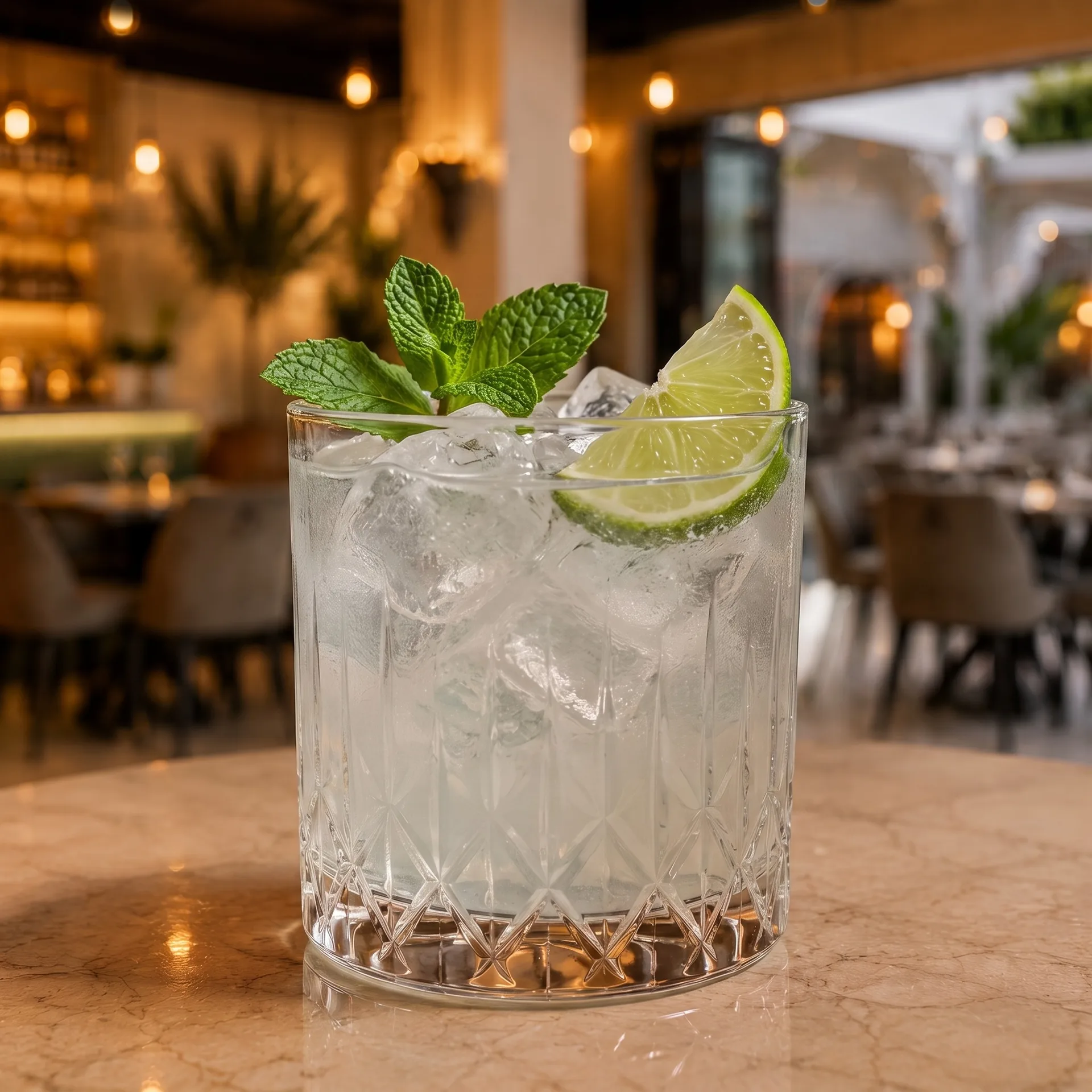 Authentic Mojito at Toranj Persian Restaurant Marbella Spain
