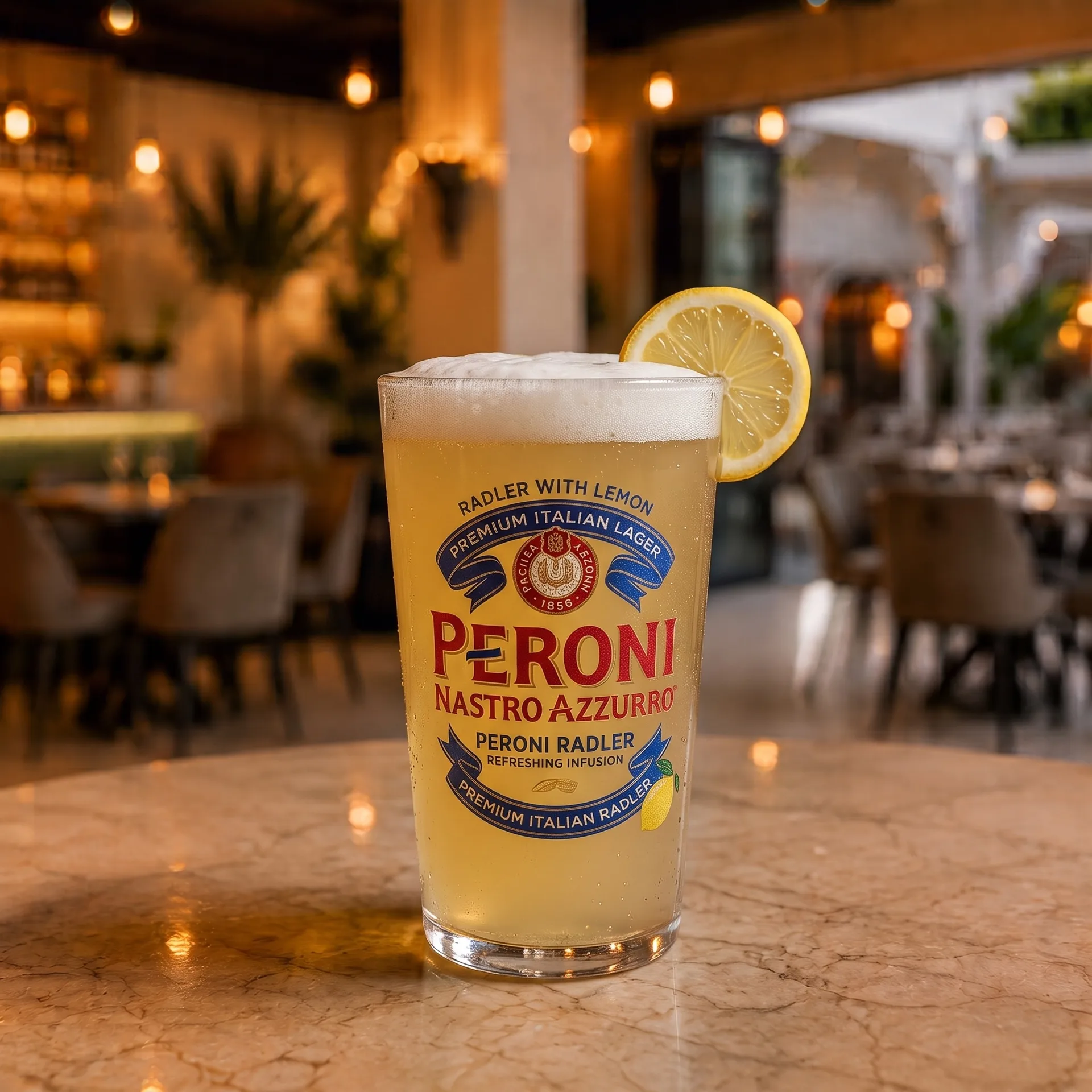 Authentic Radler at Toranj Persian Restaurant Marbella Spain