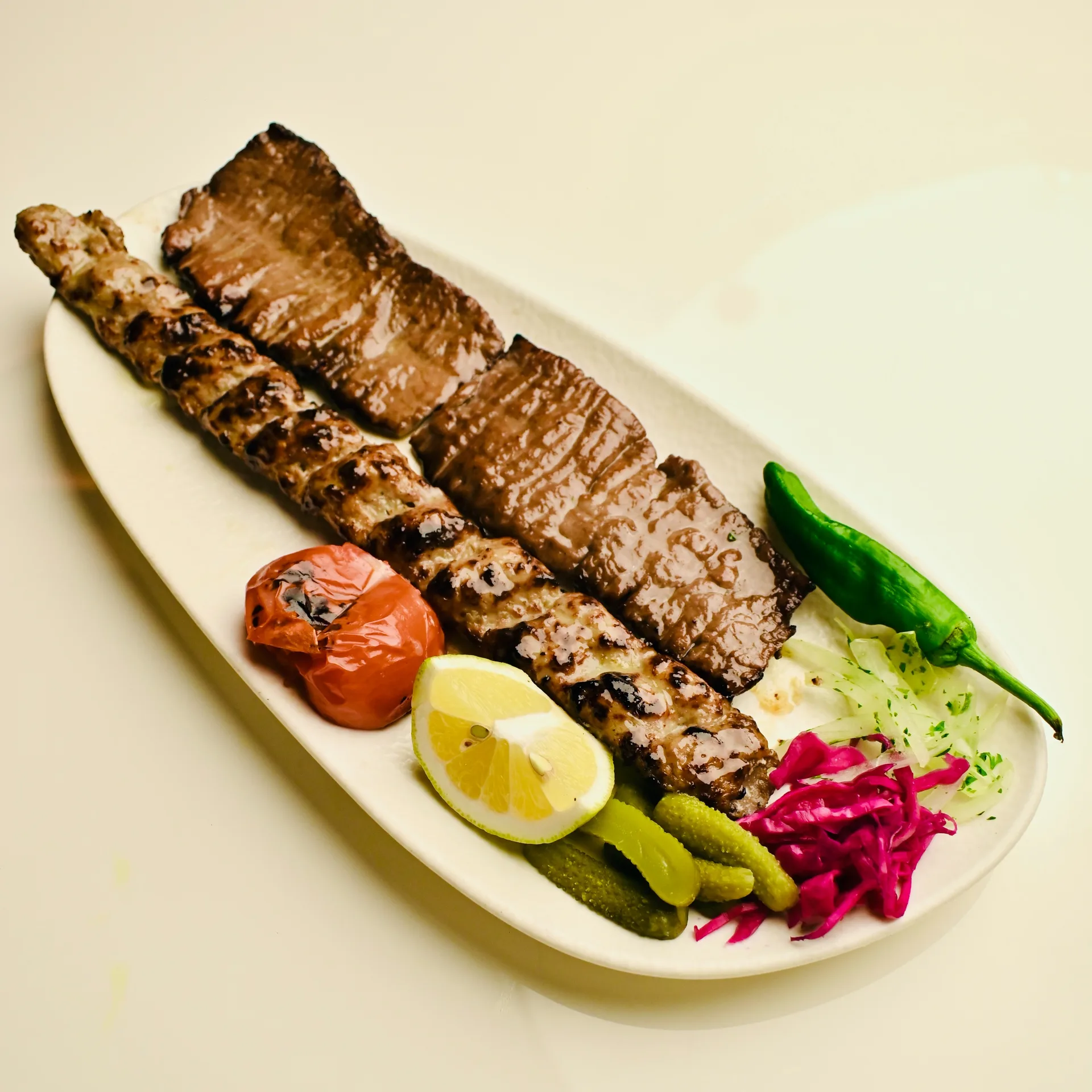 Authentic Soltani (No Rice) at Toranj Persian Restaurant Marbella Spain